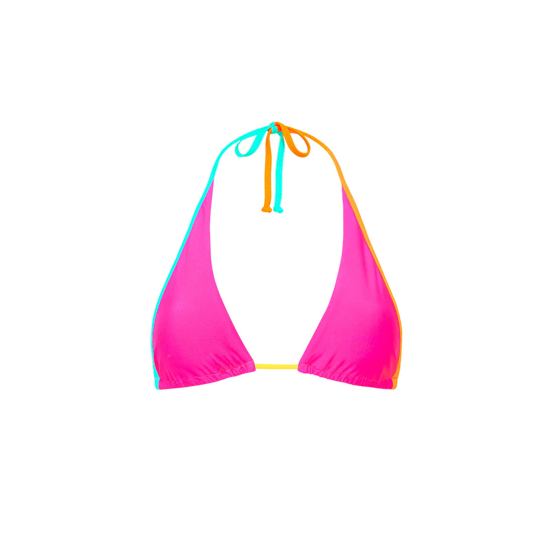 Confetti Bind Tie Halter Bikini Top