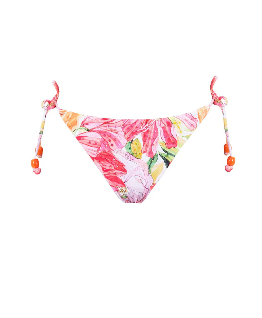 Flora Embroidered Tie Bottoms