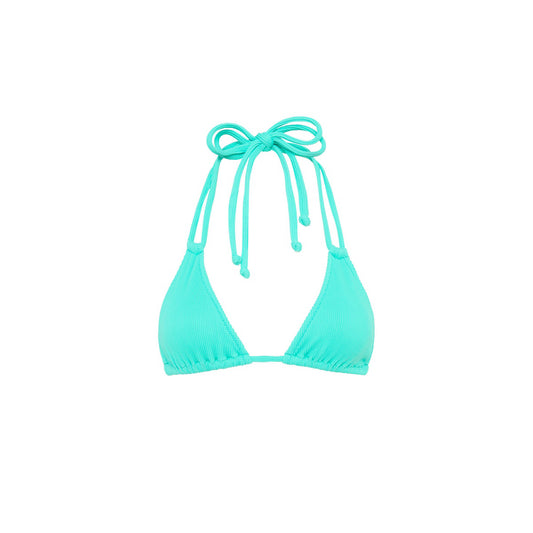 Aqua Halter Bralette Bikini Top