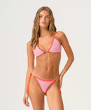 Rosé Wren Crochet Tri Top