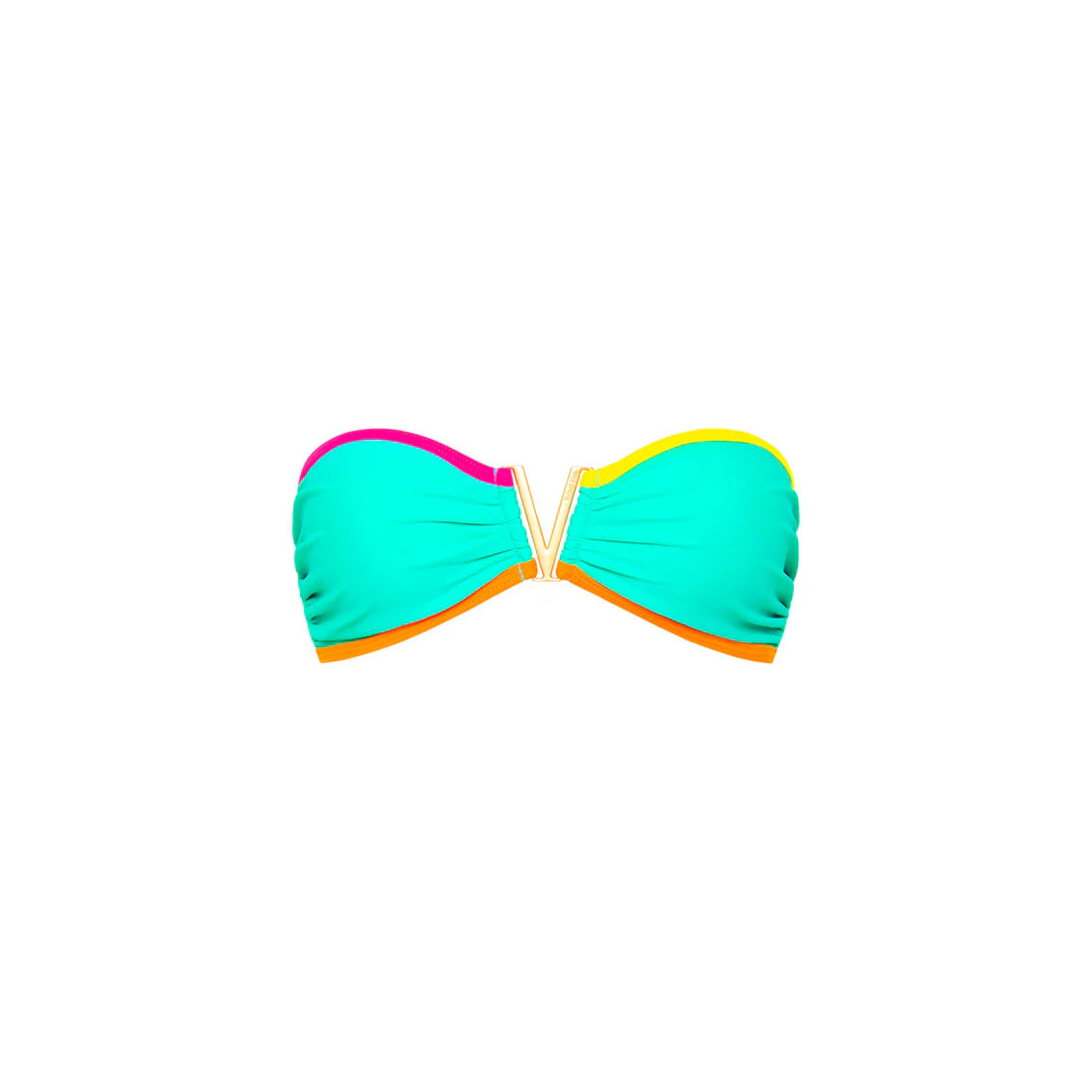 Confetti Mega V Strapless Bandeau Bikini Top