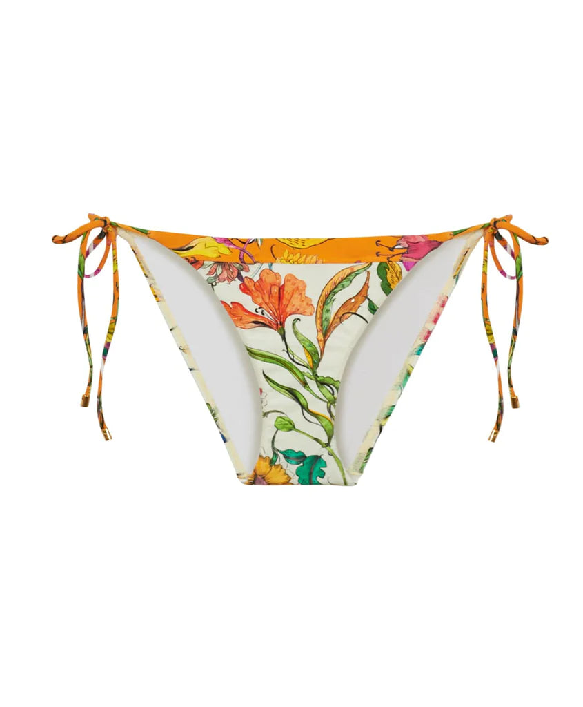 Wild Bloom Embroidered Mix Up Tie Bottoms