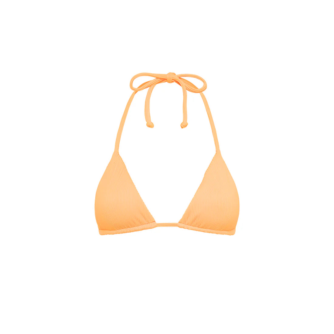 Mango Ribbed Slide Triangle Bikini Top