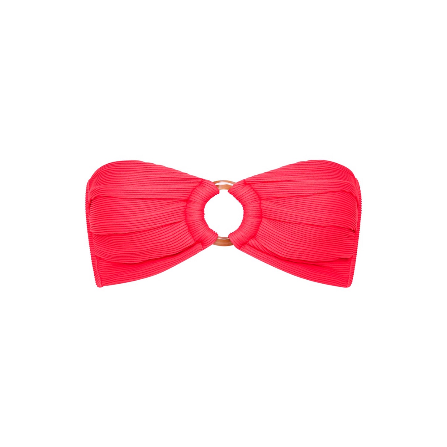 Watermelon Strapless Bandeau Bikini Top