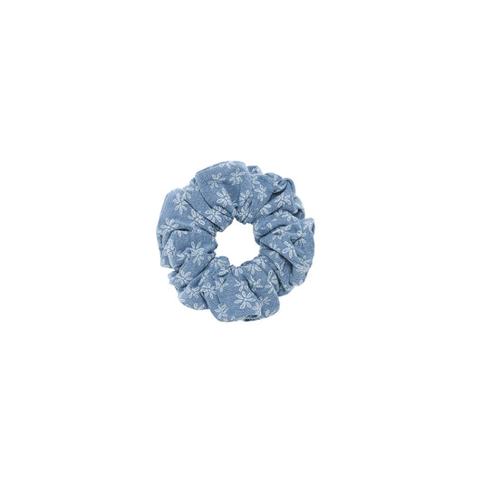 Daisy Denim Scrunchie