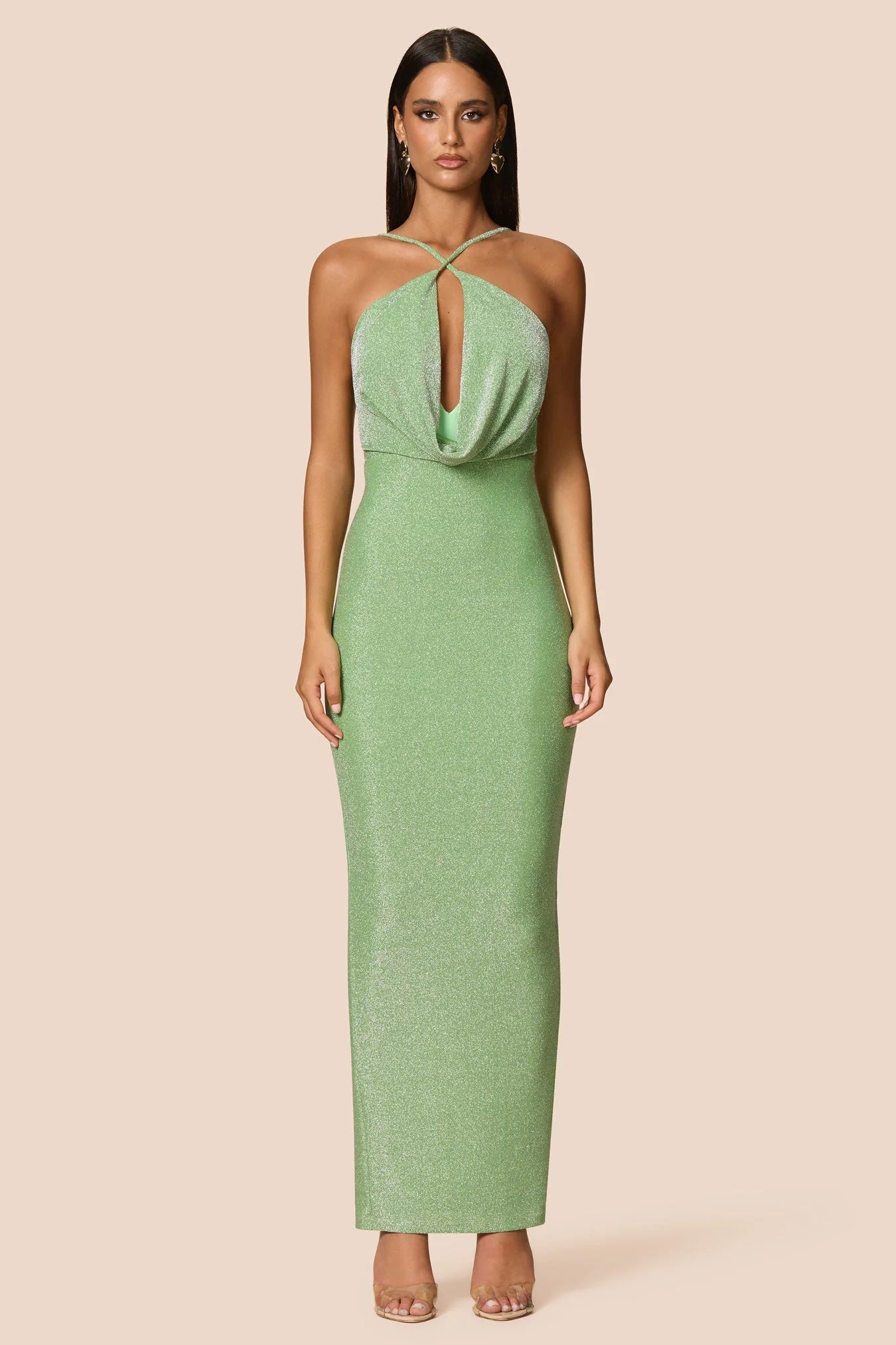 Bianca 2way Halter Gown