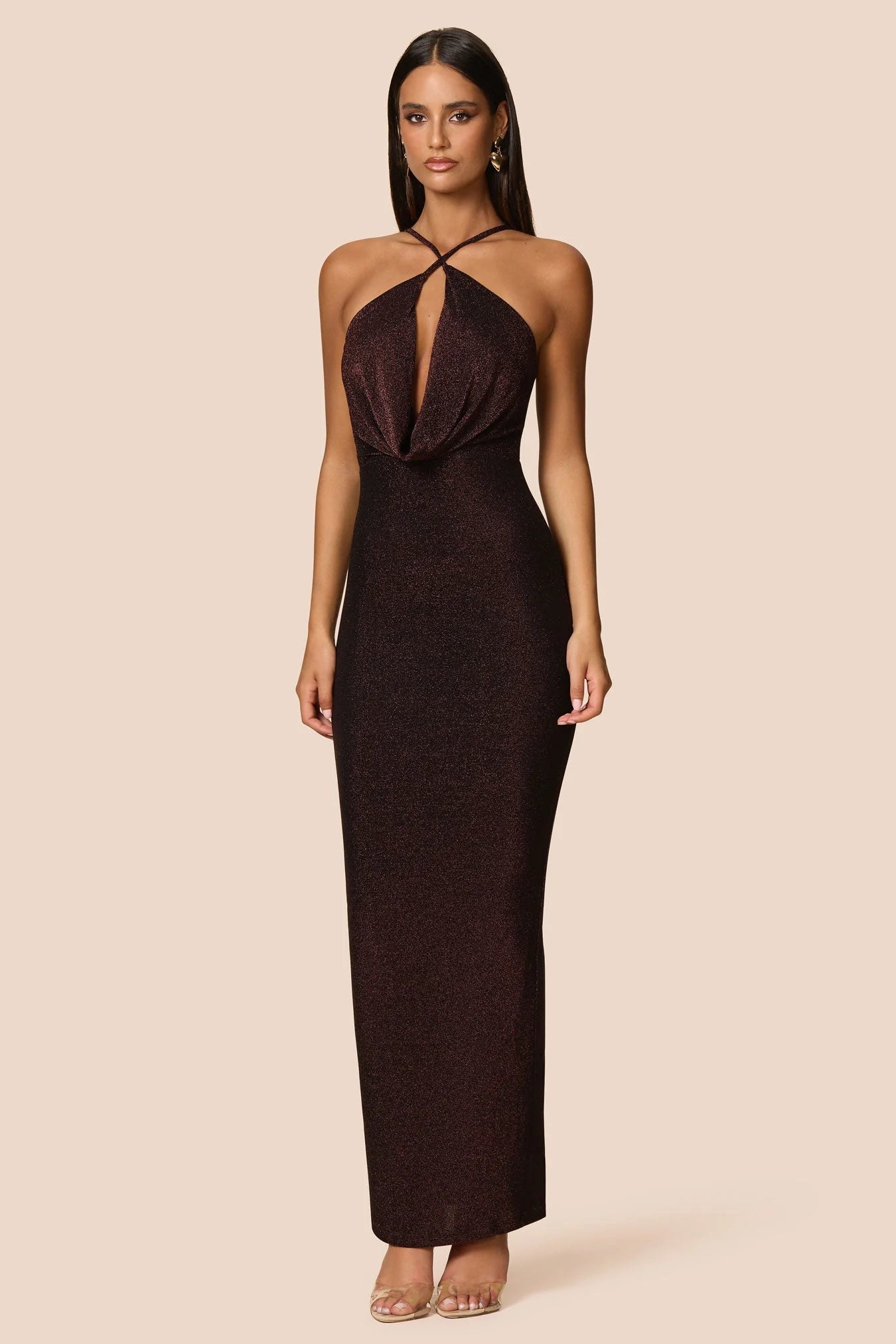 Bianca 2way Halter Gown