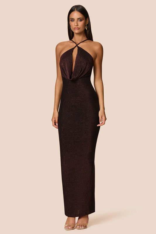 Bianca 2way Halter Gown