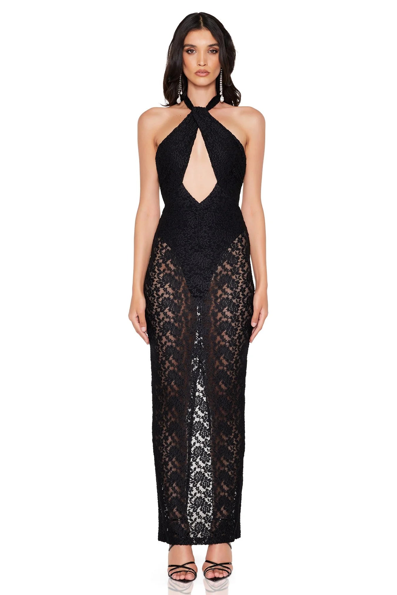 Roxana Halter Gown